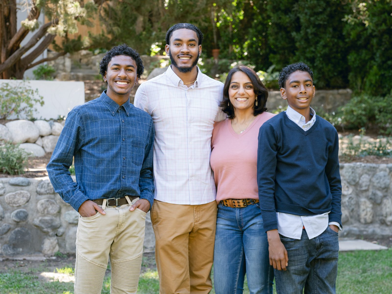 Arti with her family